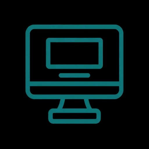 All-in-one computer icon